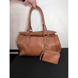 Steve Madden Womens Brown Inner Pockets Shoulder Handbag